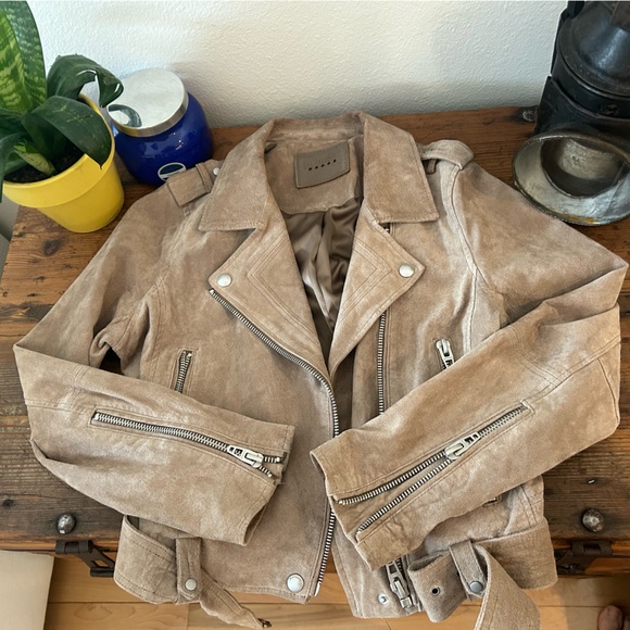 Blank NYC Jackets & Blazers - Blank NYC Tan Suede Jacket